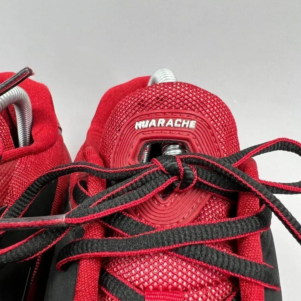 Nike Air Huarache Pro Baseball Cleats Men's 13.5 Red‎ Low Metal Athletic Shoes